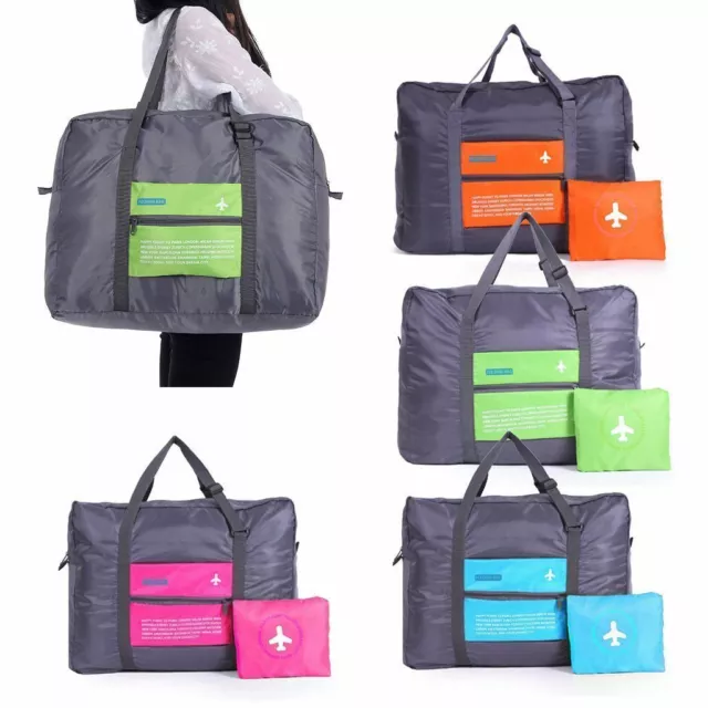Foldable Big Travel Storage Luggage Carry-on Organizer Hand Shoulder Duffle Bag