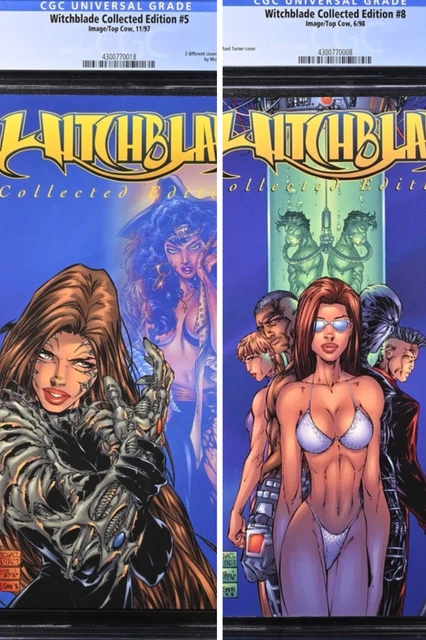 Top Cow Image Witchblade Collected Editions 5 & 8 CGC 9.8 & 9.4 Michael Turner