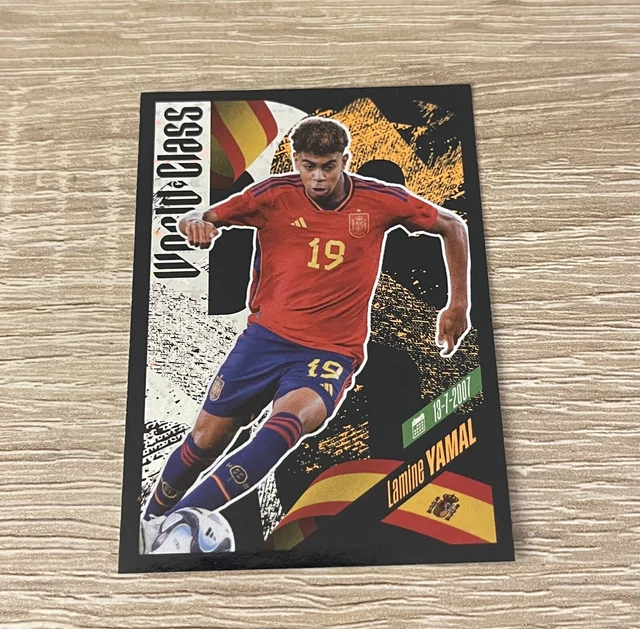 383 Sticker PANINI WORLD CLASS Lamine Yamal Rookie Sticker #383 EUR 7,00 - PicClick DE