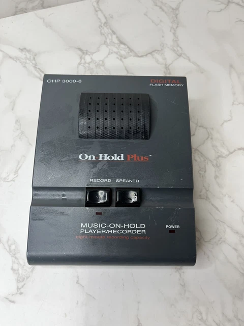 On-Hold Plus OHP 3000-8 Digital Flash Memory Music-On-Hold Player/Recorder sat12
