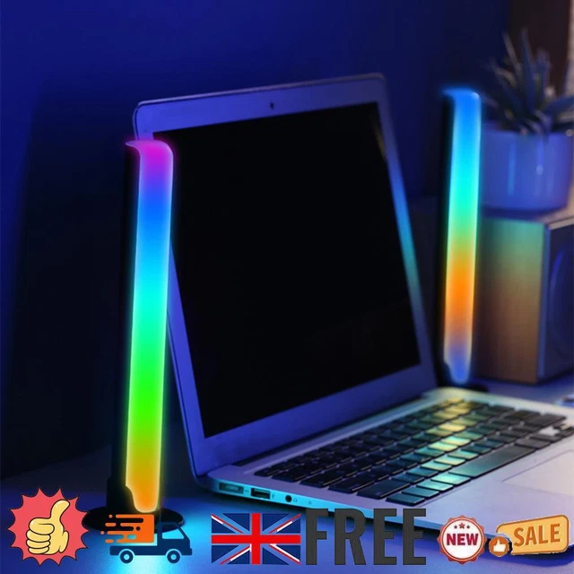 MUSIC RHYTHM LIGHT Portable Music Sync Led Lights for Decor(A Black