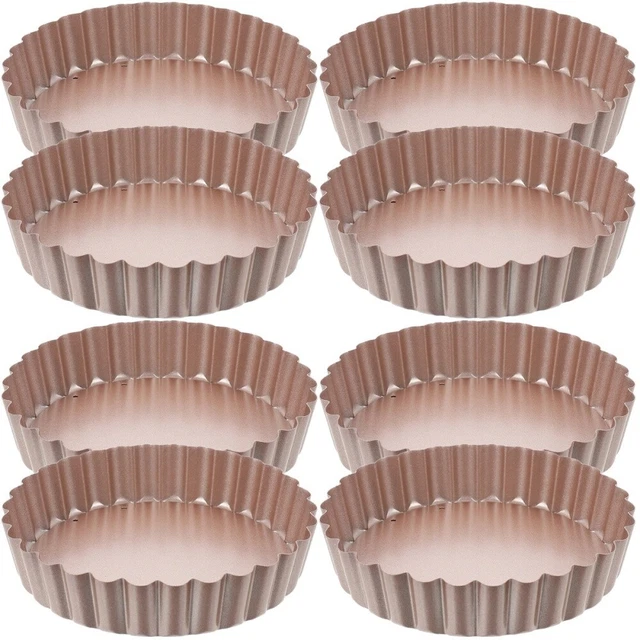 8 pz padella da cucina multiuso quiche padella crostata padella metallo quiche