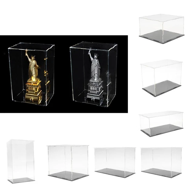 Weysat Drehbare Vitrine Für Puppen – Transparent, Staubdicht, 25,7 Cm Hoch, 360° Drehung