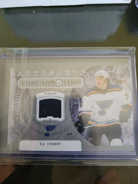 22-23 Upper Deck Artifacts Threads of Time TJ Oshie Jersey Patch St Louis Blues