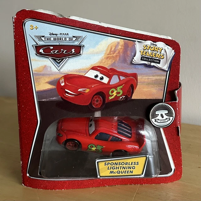 DISNEY PIXAR CARS Sponsorless Lightning McQueen {World of CarsStory