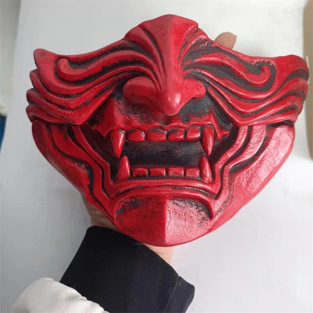 ToyGhillied Halloween Japans Samurai Prajna Hannya Oni-masker