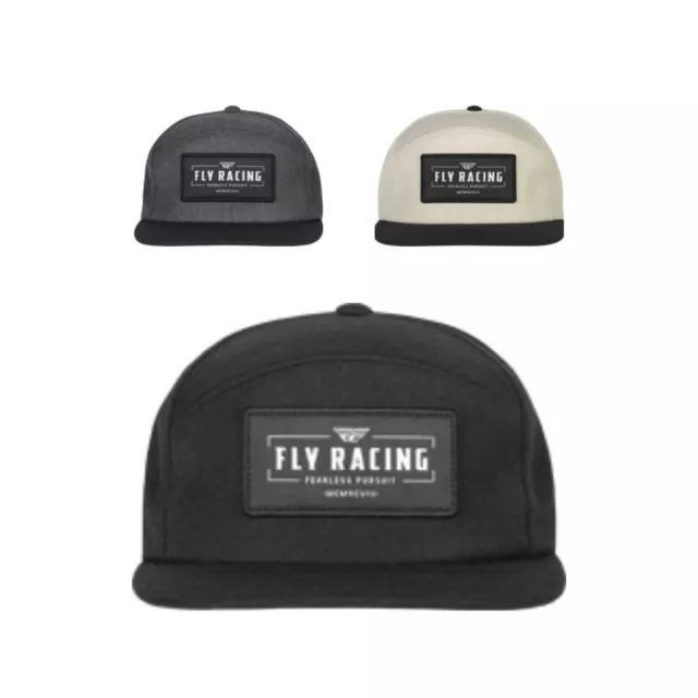 Fly Racing Fly Motto Adult Mens Cotton Polyester Snapback Casual Hat - One Size