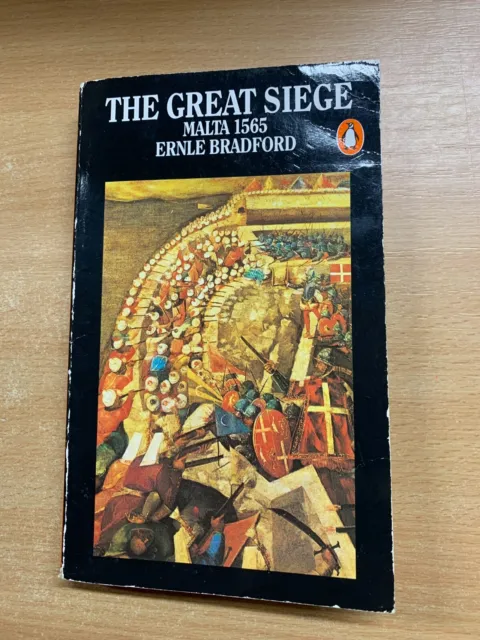 1964 "The Great Siege Malta 1565" Ernle Bradford Paperback Book (P2)