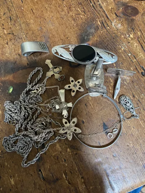 Job Lot Sterling Silver Possibly Scrap