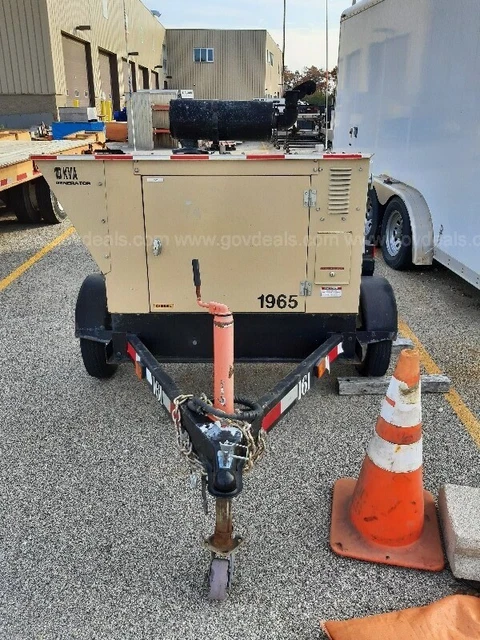 10KW commercial diesel generator with trailer