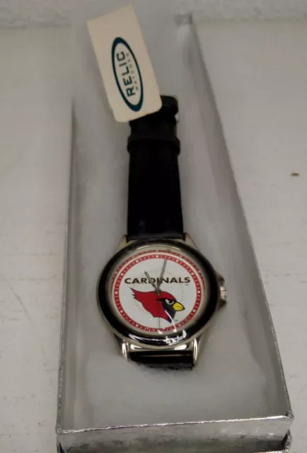 Vintage 1995 Arizona CARDINALS Fossil Brand Watch "Relic" Watches NWT
