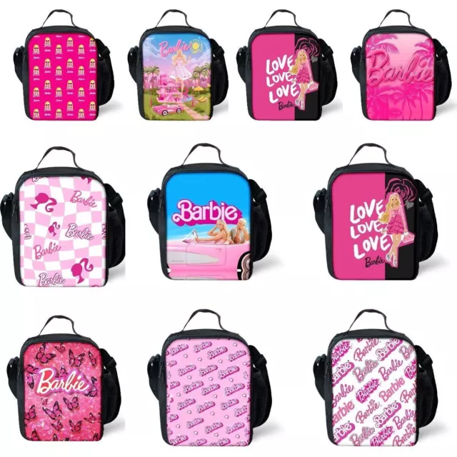 Film Barbie isolierte Lunch Bag große Kapazität tragbare Picknick Tasche Kind