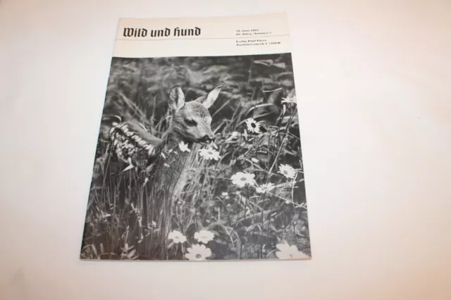 WILD UND HUND 1962-HEFT Nr-7