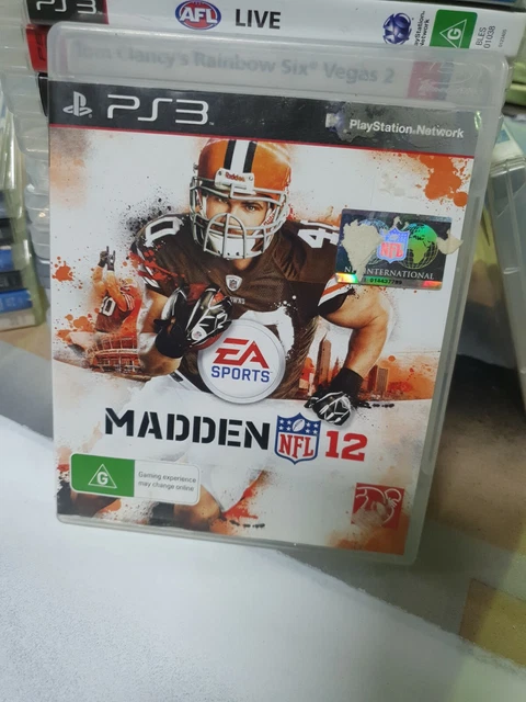 Madden 12 NFL football PS3 Game Playstation 3 sony games genuine complete EA