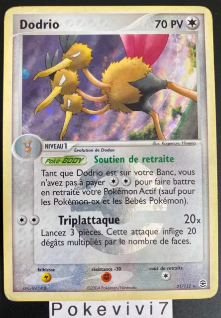 Carte Pokemon DODRIO 21/112 Rare Reverse Bloc EX Rouge Feu Vert Feuille FR