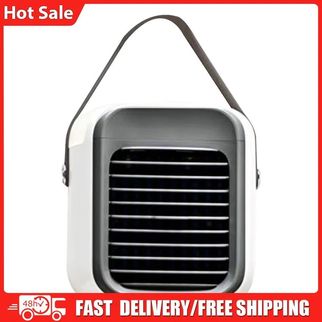 Personal Air Cooler Air Conditioner Desk Cooling Fan with 7 Color Night Lights
