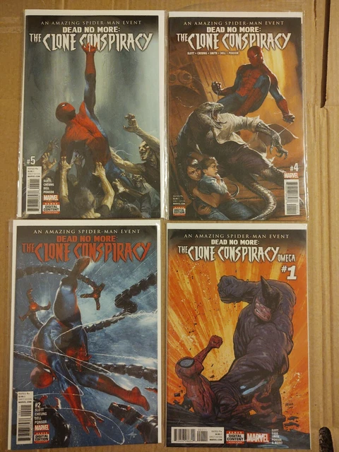 Amazing Spider-Man : The Clone Conspiracy #2 4 5 + Omega #1 2016 Marvel Comics