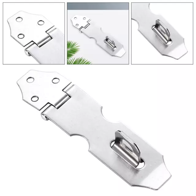 Safety Padlock Clasp Heavy Duty Door Lock Hasp Latch for Chests Cabinet Shed