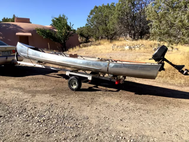 17 Foot Canoe (Grumman), Trailer (Trailex), and Motor (Mercury)