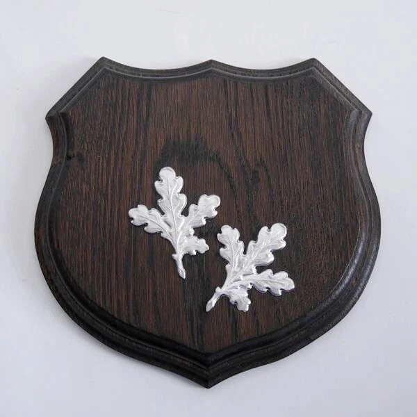 Armas Placa de Jabalí Af 17 CM Con 2 Pieza Hoja de Roble Portada 2