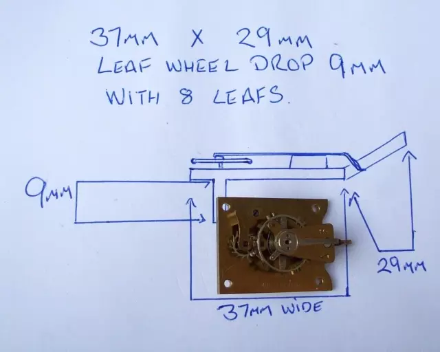 Genuine Rotherhams / Elliott Clock Platform Escapement Working Fine