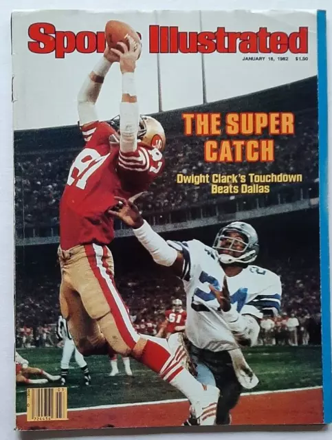 1982 Dwight Clark The Super Catch 49Ers 1/18 Sports Illustrated No Label Read!