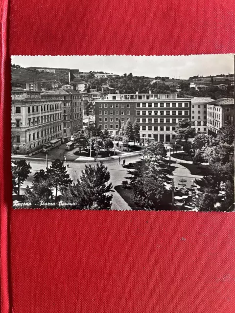 Cartolina  Ancona - Piazza Cavour - Viaggiata 1958