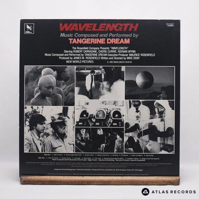 TANGERINE DREAM WAVELENGTH (Original Soundtrack) LP Album Vinyl Record