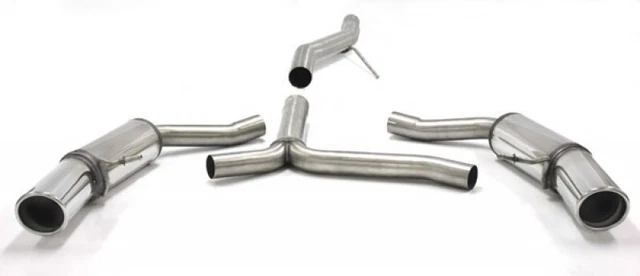 TA-Technix Duplex Impianto Acciaio Inox 1x100mm Audi A4/A5 B8 2.7TDI 2WD + A4/A5