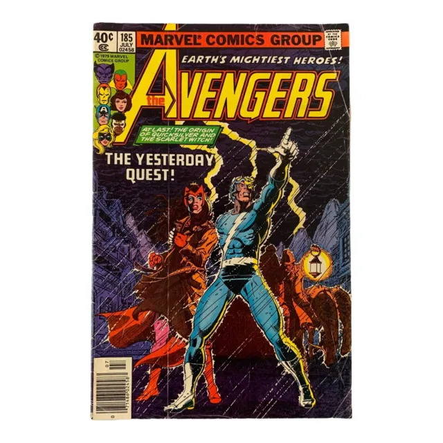 VTG 1979 The Avengers #185 Comic Book Marvel Comics