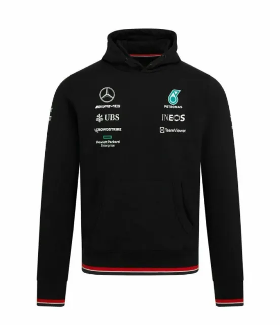 Mercedes Benz AMG Petronas F1 2022 Team Hoodie - Black