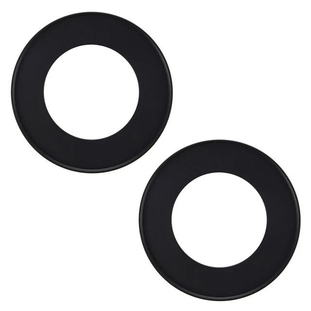 2X Filtro de lente de cámara Step-Up - 49mm-77mm Adaptador Negro X7R6