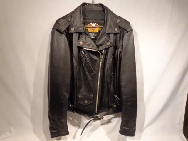 Official Harley Davidson American Legend Women's Large Classic Leather Jacket