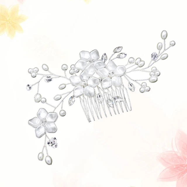 Pettini capelli Jeweled matrimonio parti per capelli cristallo matrimonio pettine strass pettine capelli pettine