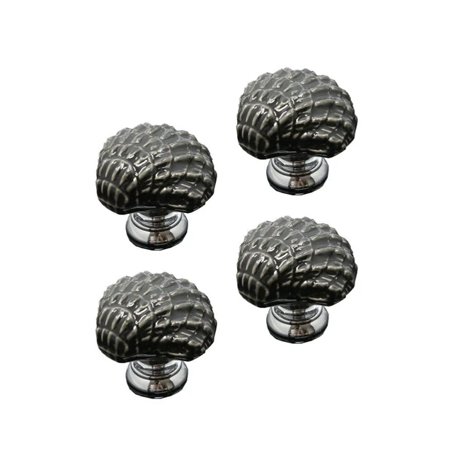 4 Pcs Wardrobe Handle Ceramic Drawer Knobs Vintage Home Decor Door Handle 2