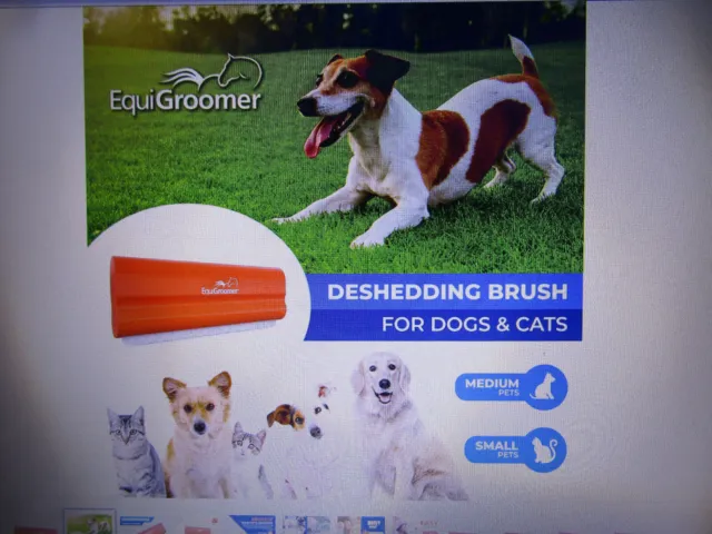 Equigroomer Deshedding UnderCoat Brush Dogs & Cat Tool Lime-Green OR Purple