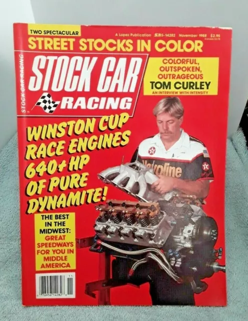 Stock Car Racing Magazine November 1988 Tom Curley Winston Cup Engines