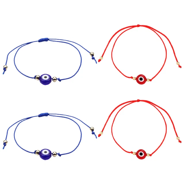 4pcs initial bracelets for couples Bösen blick Charme Armband Türkische Auge Arm