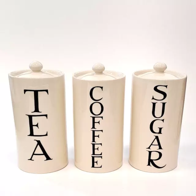 Emma Bridgewater Toast & Marmalade Range Tea, Coffee & Sugar Jars (LIGHT DAMAGE)