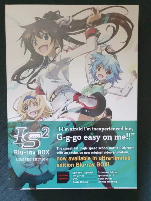 Infinite Stratos Season 2 Complete Limited Edition Blu-ray Box Set + Art  Book 816726020006