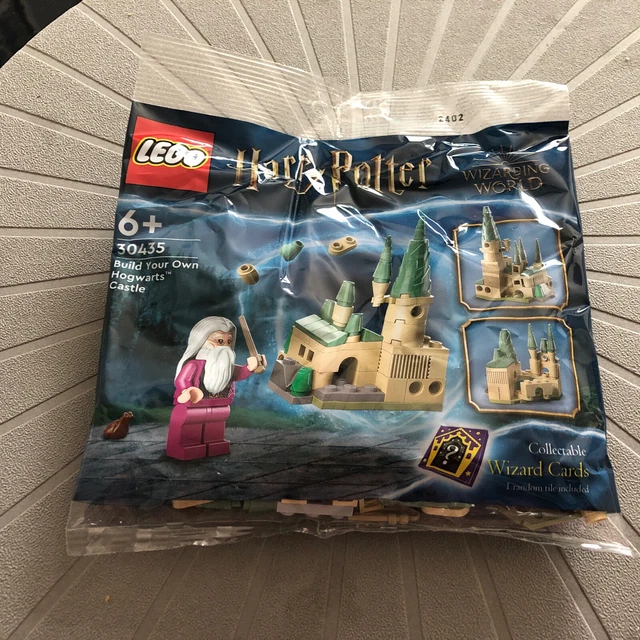 LEGO HARRY POTTER. HOGWARTS CASTLE &amp; DUMBLEDORE mini figure. New Poly ...