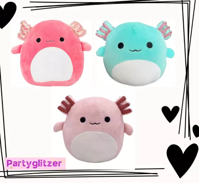 Squishy Plüsch Axolotl  weich kawaii niedlich Kuscheltier Stofftier Kissen Deko