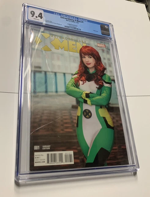 Extraordinary X-Men #1 CGC 9.4 (Jan 2016, Marvel) Lemire, Cosplay Variant Cover