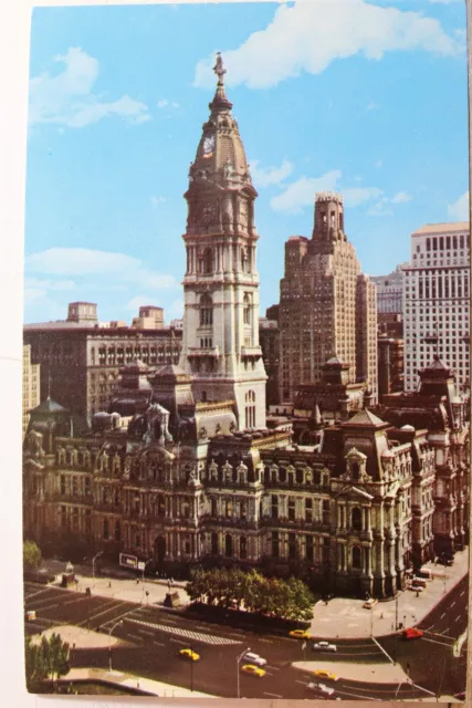 Pennsylvania PA Philadelphia City Hall Tower Postcard Old Vintage Card View Post