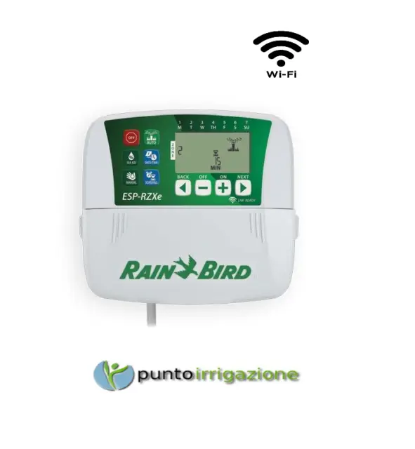 Programmatore irrigazione Rain Bird RZXe 4/6/8 zone con predisposizione WiFi