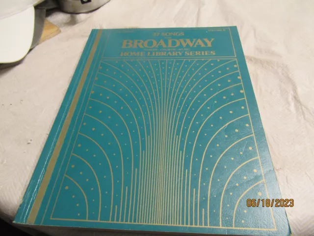 Vtg 57 Songs From Broadway Volume 8 All Organ Words Chords sheet Music book