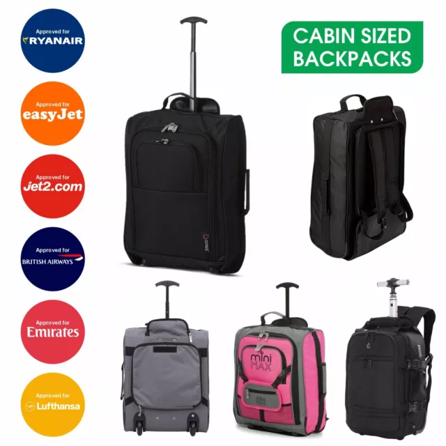 Hand Luggage Backpacks Bags Trolley Wheeled Cabin Baggage Ryanair Easyjet