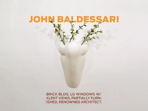 JOHN BALDESSARI: BRICK BLDG, LG WINDOWS W/XLENT VIEWS, By John Welchman **NEW**