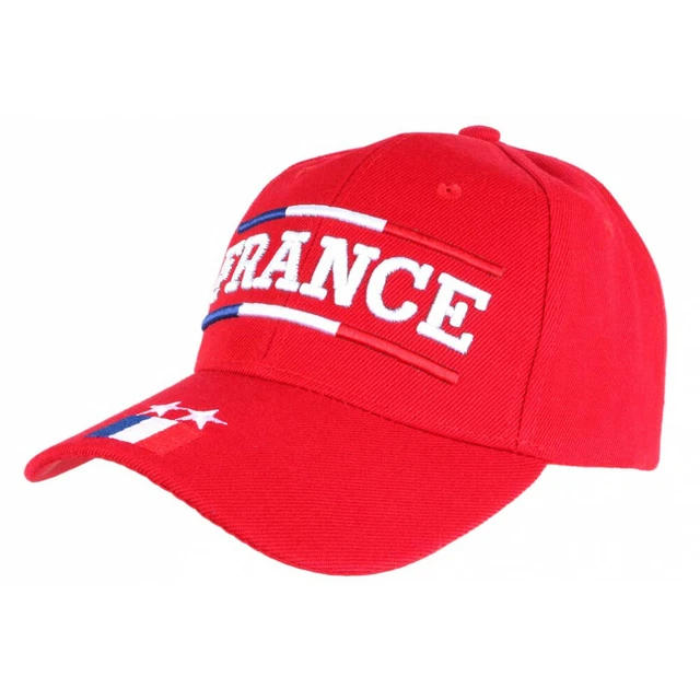 Casquette Baseball France - Noir, Drapeau Bleu-blanc-rouge, Taille Unique - Neuf Avec étiquettes