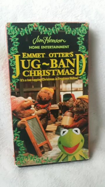 EMMET OTTERS JUG-BAND Christmas VHS Tested Jim Henson Home ...